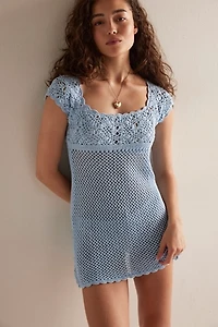 Frankies Bikinis Eloise Crochet Slip