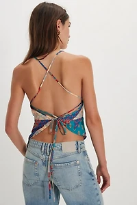 Moonlit Scarf Top