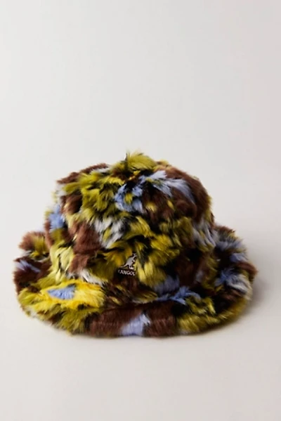 Kangol Faux Fur Casual Bucket Hat