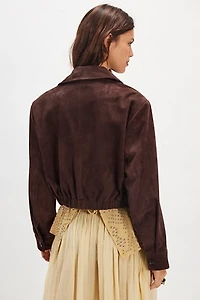 AGOLDE Nahla Suede Jacket