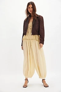 AGOLDE Nahla Suede Jacket