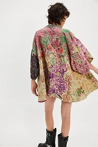 Magnolia Pearl Crop Dashi Kimono