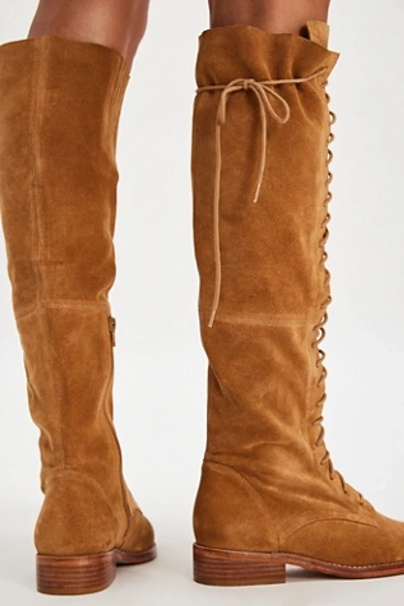 Davey Over The Knee Lace Up Boots