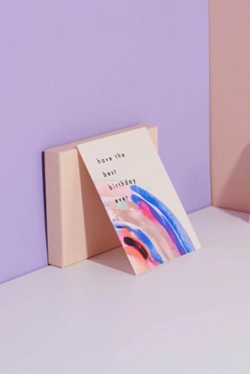 Moglea Candy Birthday Card
