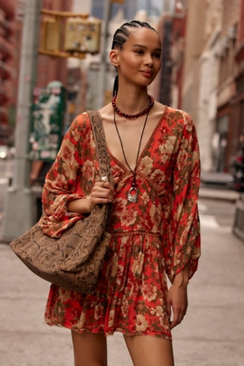 Sweet Dreams Printed Mini Dress