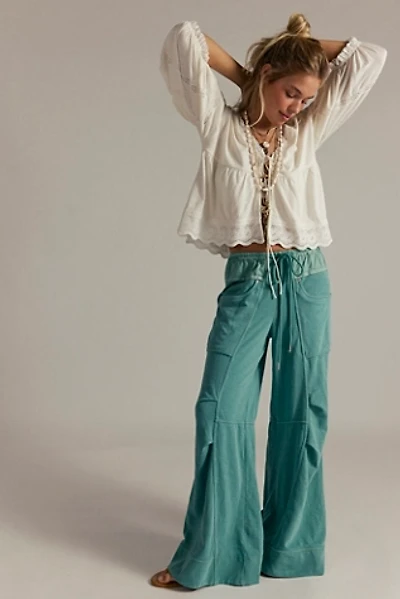 We The Free Sky Riser Knit Wide-Leg Pants