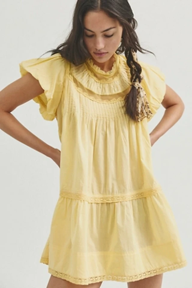 clarise mini dress free people Free People Clarise Mini Dress in Natural