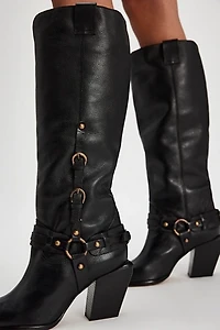 Maine Buckle Heeled Boots