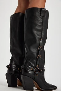 Maine Buckle Heeled Boots