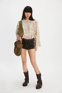 Magnolia Pearl Hermione Eyelet Blouse