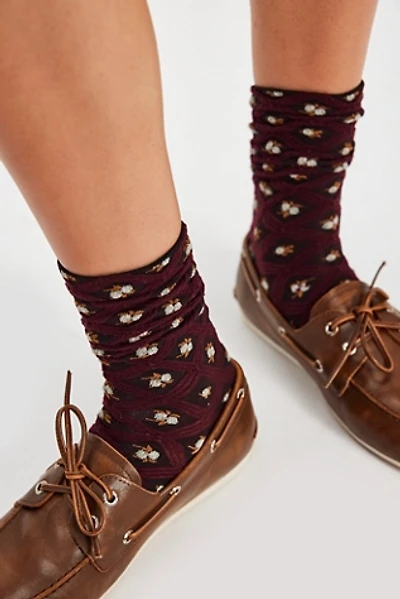 Floral Jacquard Trouser Socks