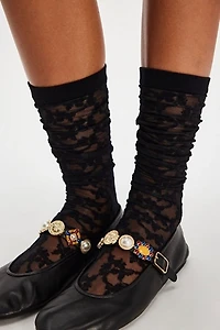 Amour Lace Knee High Socks