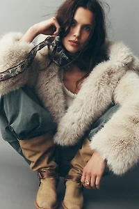 Louder Please Hooded Fur Jacket