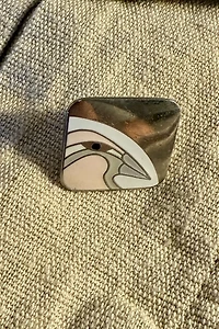 1980s Laurel Burch Single Pastel Bird Earring Selected by Personal Choice