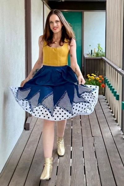 Vintage Lace Trimmed Full Skirt Selected by Personal Choice