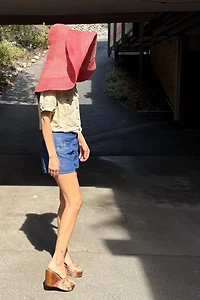 1980s LizSport Cropped Linen Safari Jacket Top Selected by Personal Choice