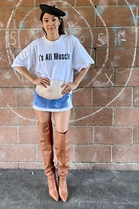 1990s Oversized It's All Muscle T-shirt Selected by Personal Choice