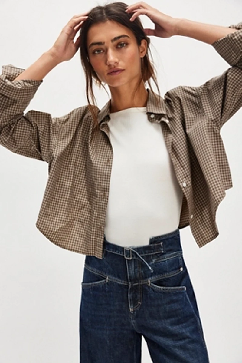 Citizens of Humanity Ana Cropped Shirt