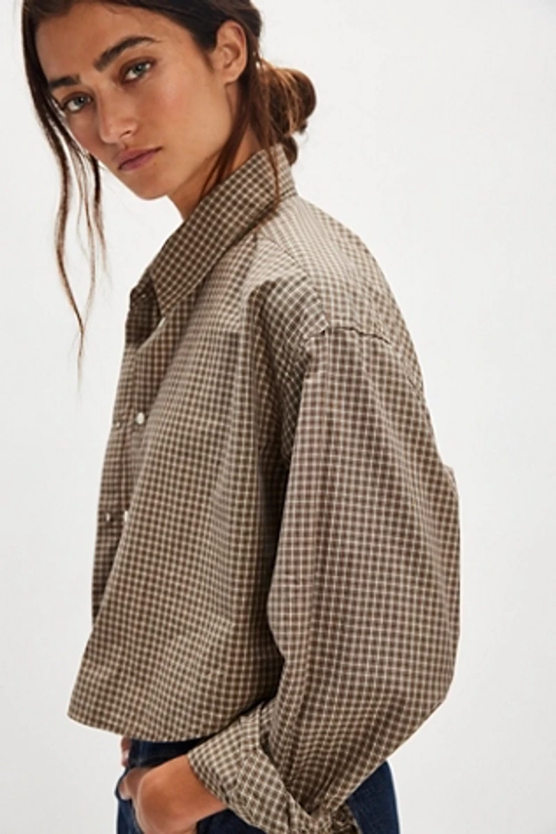 Citizens of Humanity Ana Cropped Shirt