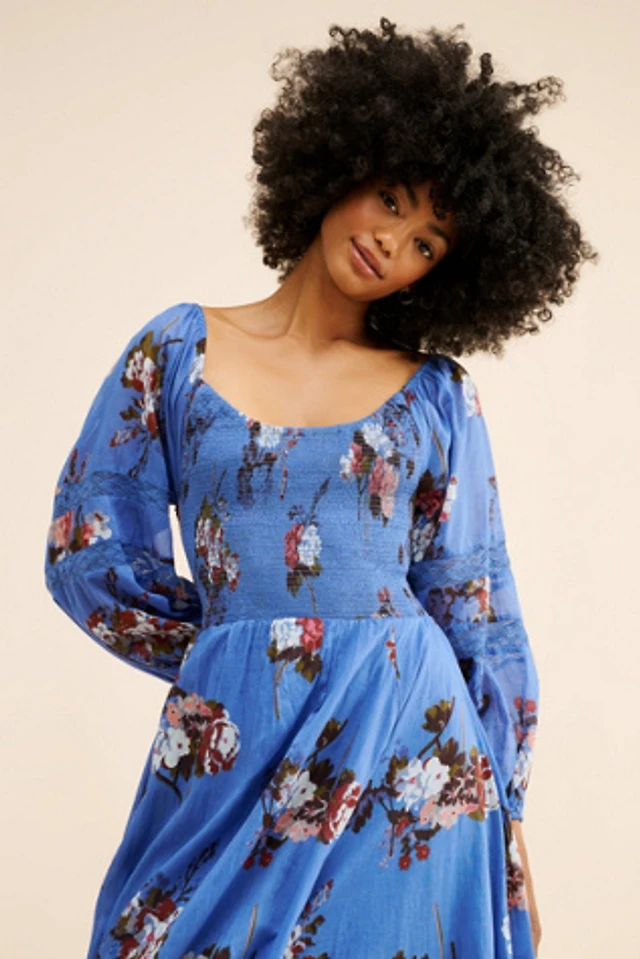 the eleanora long sleeve maxi shirt dress By Anthropologie The Eleanora Long-Sleeve Maxi Shirt Dress at MarketFair  Shoppes in Princeton, NJ