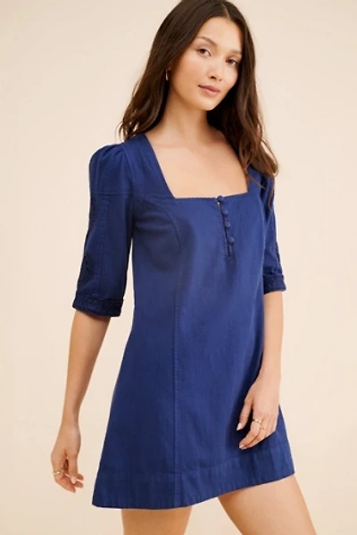 mini flare dress Betty Lace Fit and Flare Mini Dress • Shop American Threads Dress Shop Crimson / M
