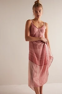 A Little Drama Midi Slip