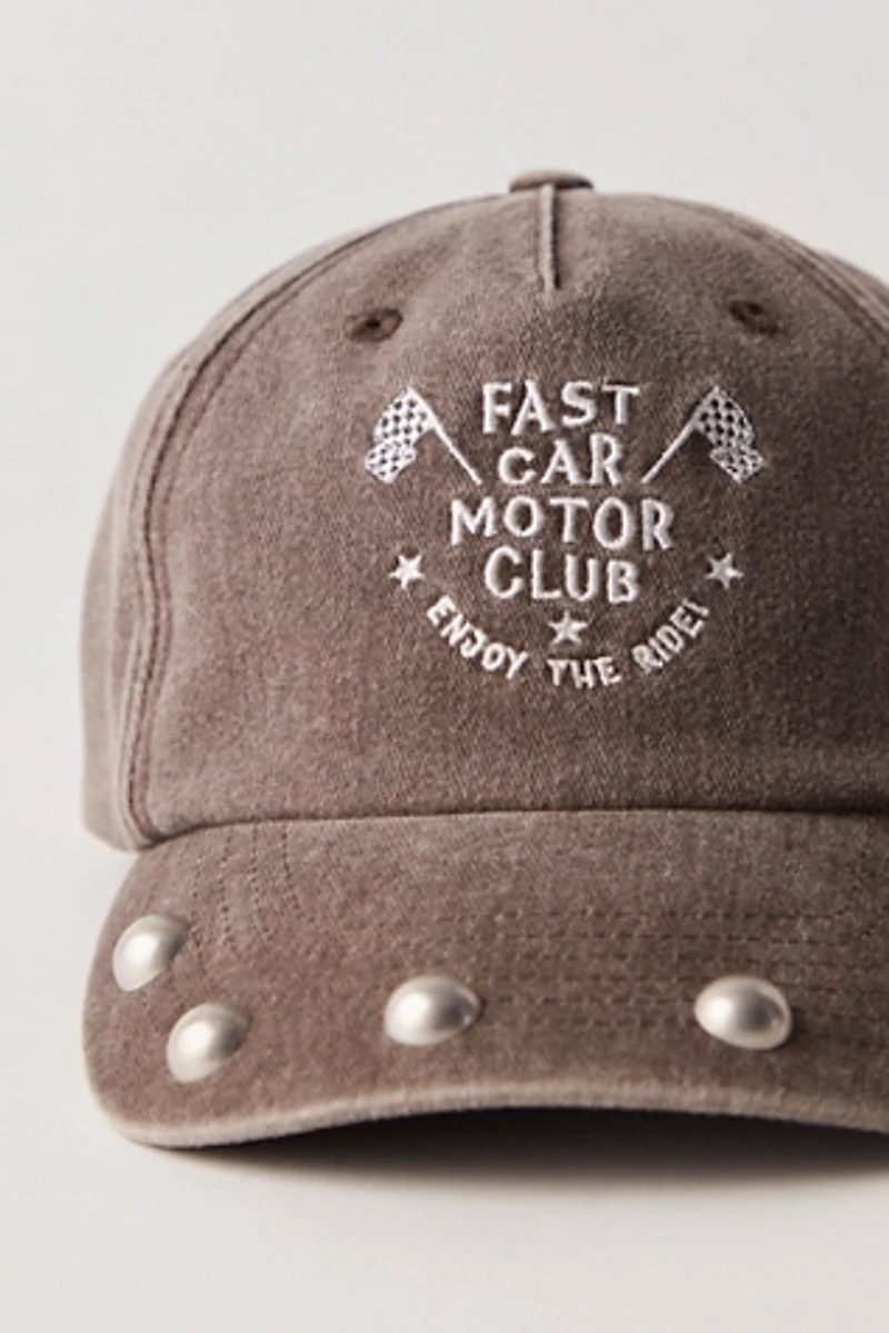 Understated Leather Stud It Baseball Hat