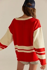 We The Free Ella Colorblock Roll-Neck Sweater