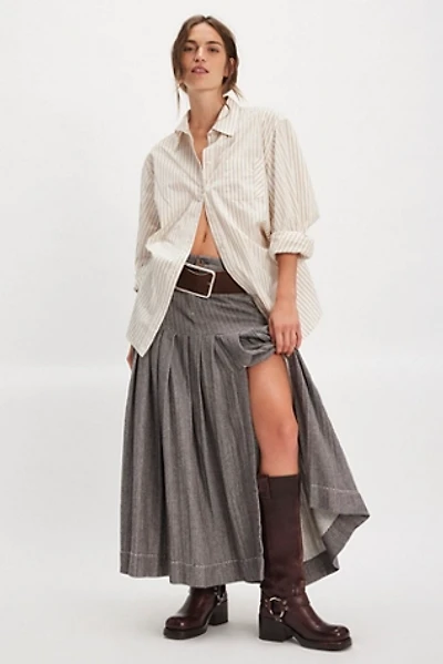 53rd Street Tailored Maxi Skirt