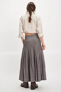 53rd Street Tailored Maxi Skirt