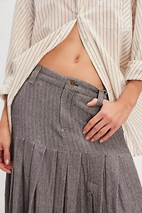 53rd Street Tailored Maxi Skirt