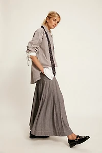 53rd Street Tailored Maxi Skirt