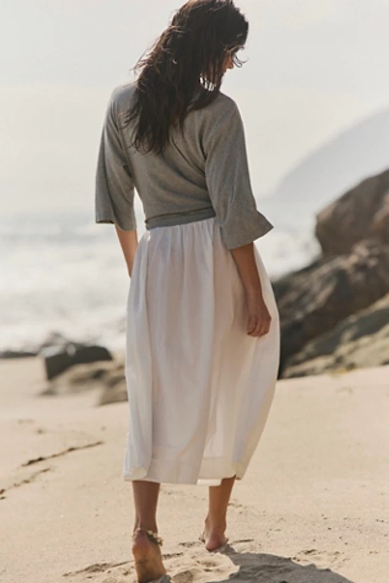 Sunlit Chic Midi Dress