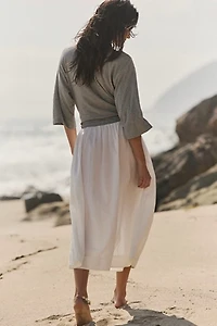 Sunlit Chic Midi Dress