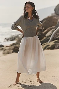 Sunlit Chic Midi Dress