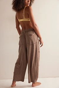 Wait A Minute Barrel Pants