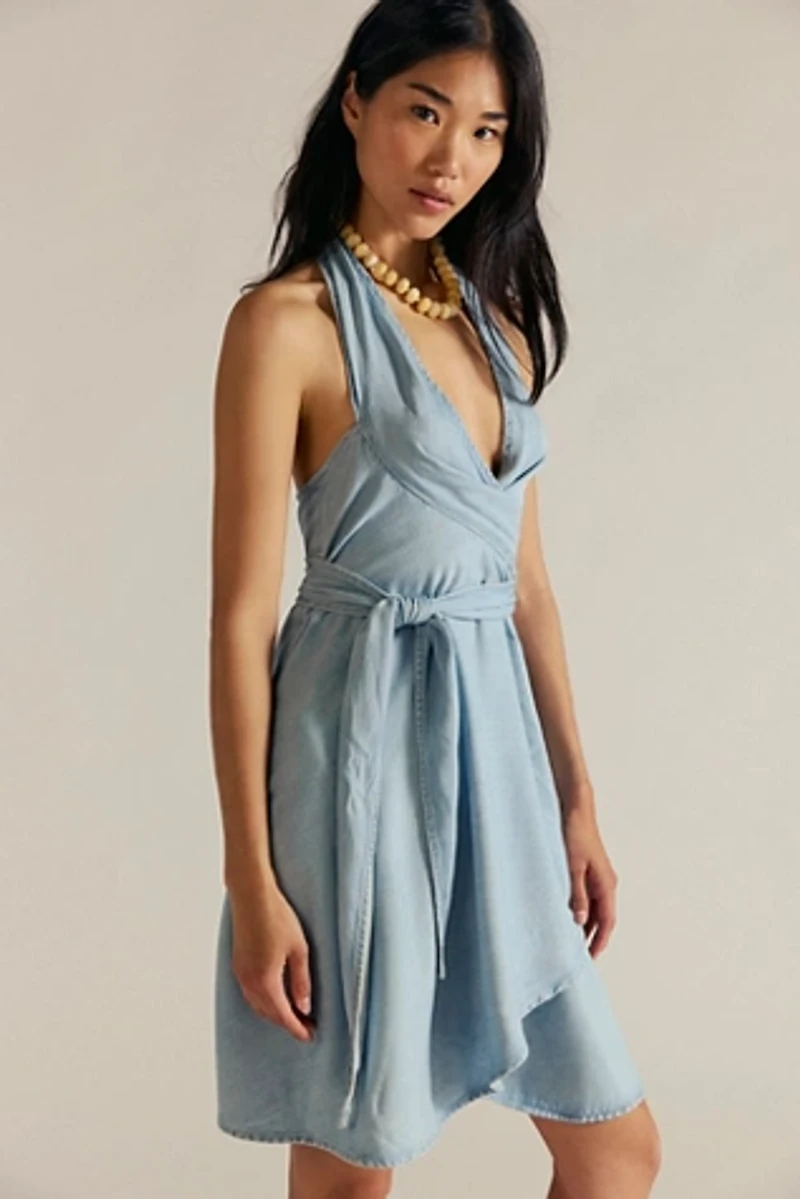 We The Free Endless Nights Denim Convertible Skirt