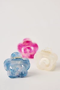 Ficcare Fleur Jaw Iridescent Clip