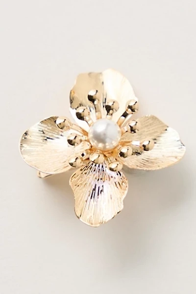 Ficcare Flower & Pearl Hair Clip
