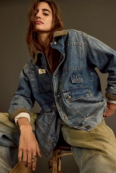 We The Free Sweet Talk Denim Barn Coat