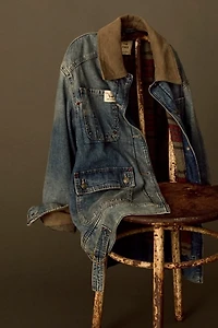 We The Free Sweet Talk Denim Barn Coat