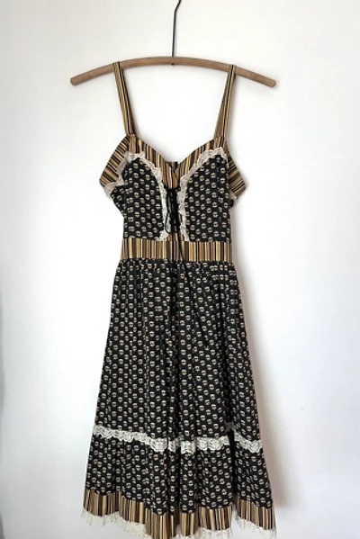 Vintage 1970s Gunne Sax Cotton Dress Selected by Grievous Angel Vintage