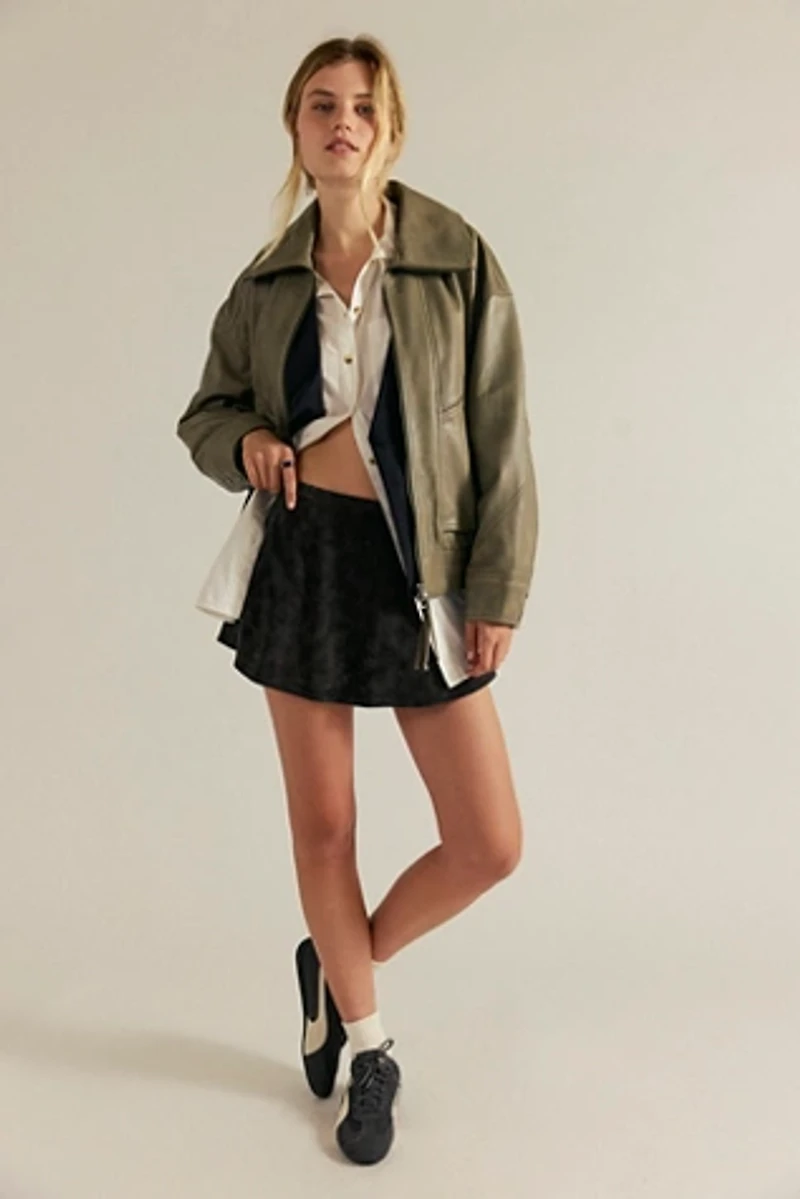 We The Free Paradise Found Suede Skort