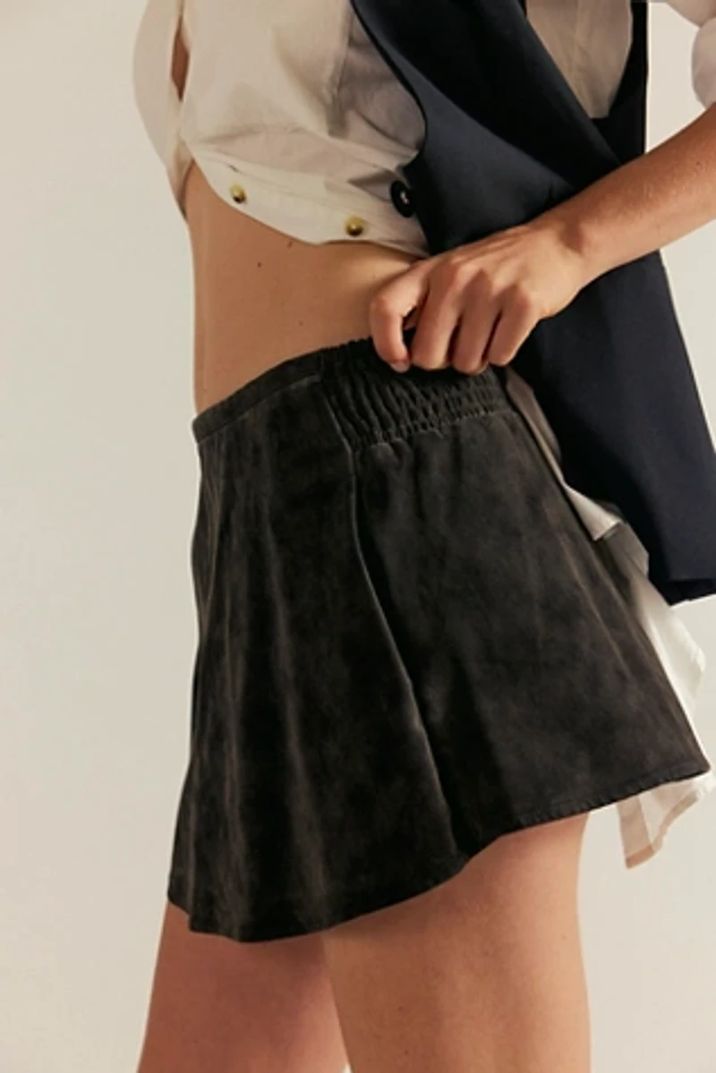 We The Free Paradise Found Suede Skort