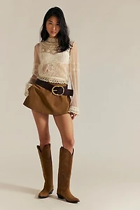 We The Free Paradise Found Suede Skort