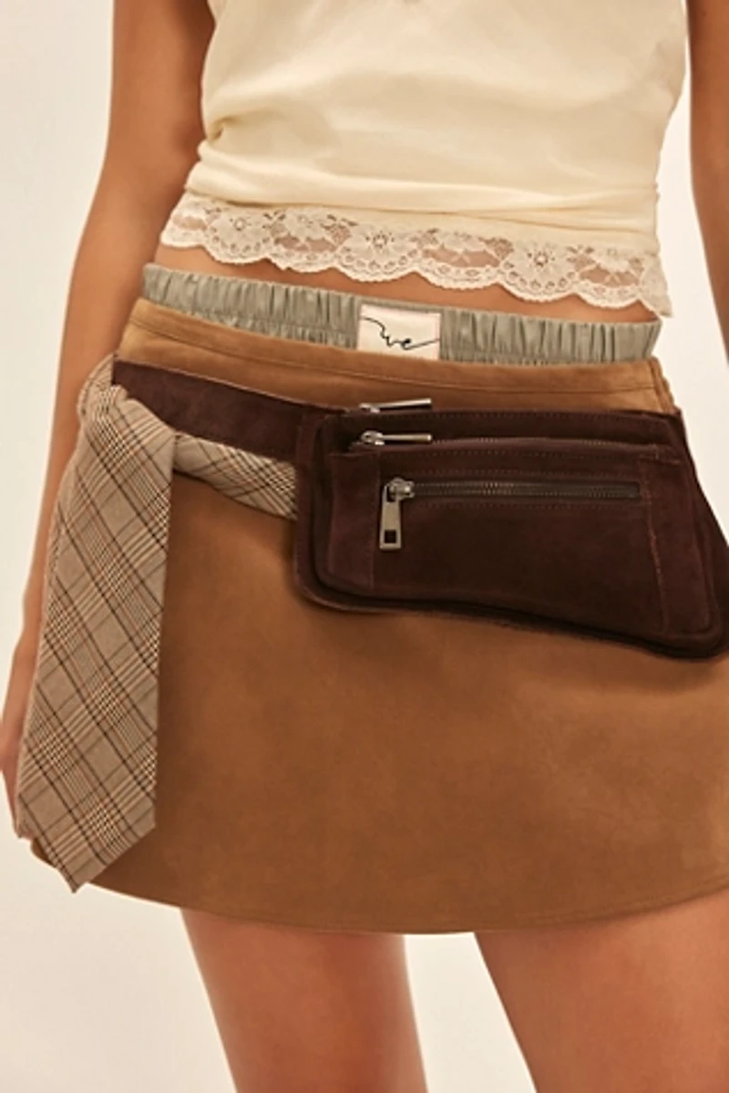 We The Free Paradise Found Suede Skort