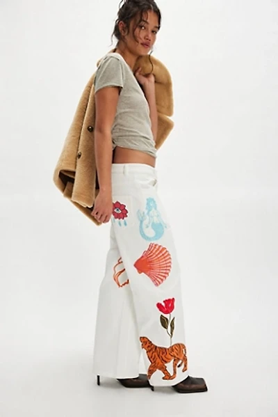 Denim and Bone Desert Sun Wide Leg Jeans