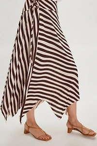 Rae Knit Printed Cascade Skirt
