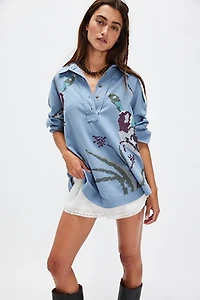 We The Free Denim Majestic Mallard Shirt