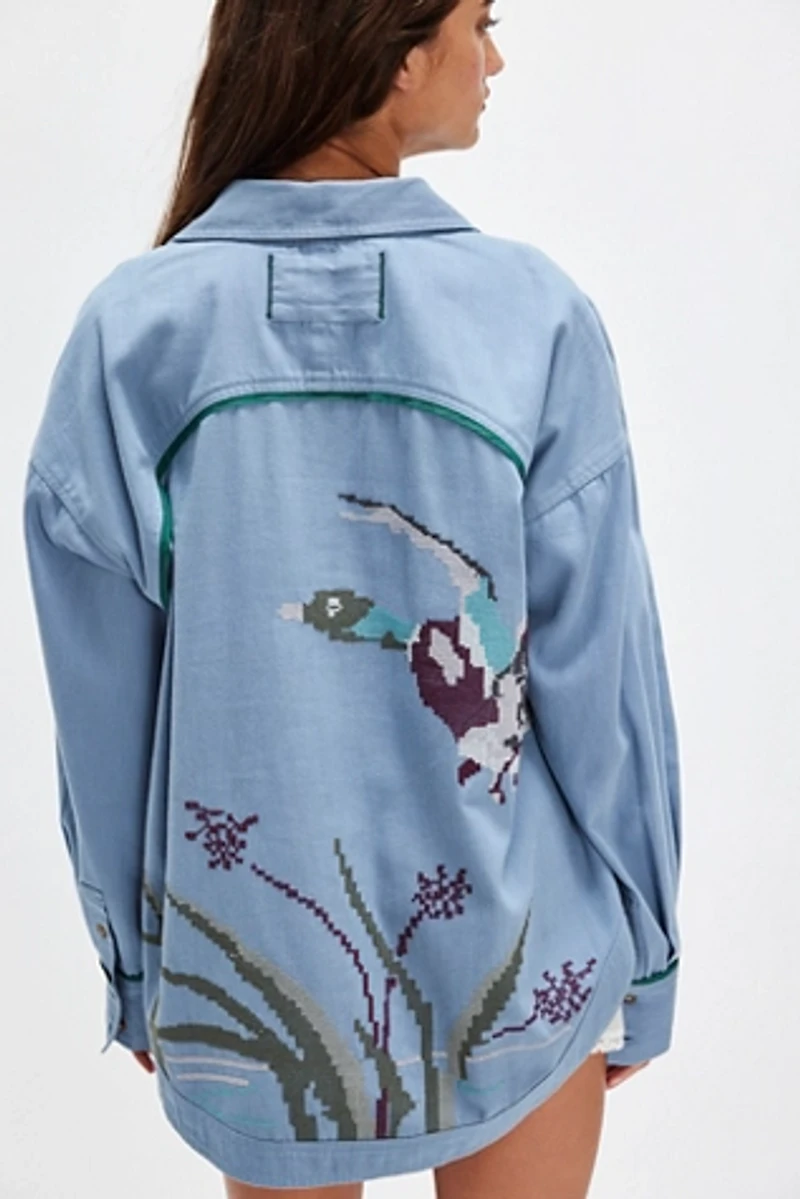 We The Free Denim Majestic Mallard Shirt